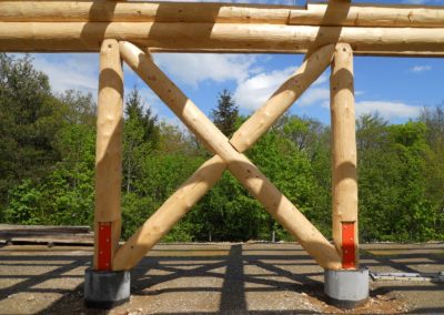 couvert agricoles structures bois ronds