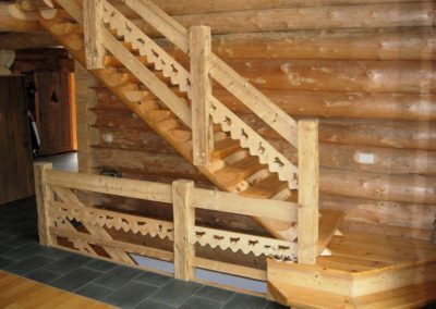 mobilier escalier bois rond 2 Alibert
